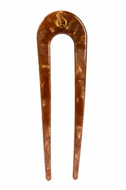 Lenoites Håraccessories>Eco-Friendly French Hair Pin Cocoa Brown