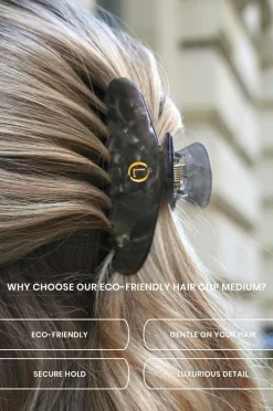 Lenoites Håraccessories|Håraccessories>Eco-Friendly Claw Clip Medium Desert Pearl