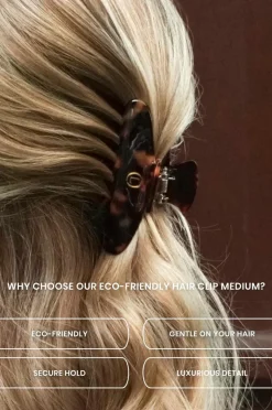 Lenoites Eco-Friendly Claw Clip Medium Bronze leopard Sale