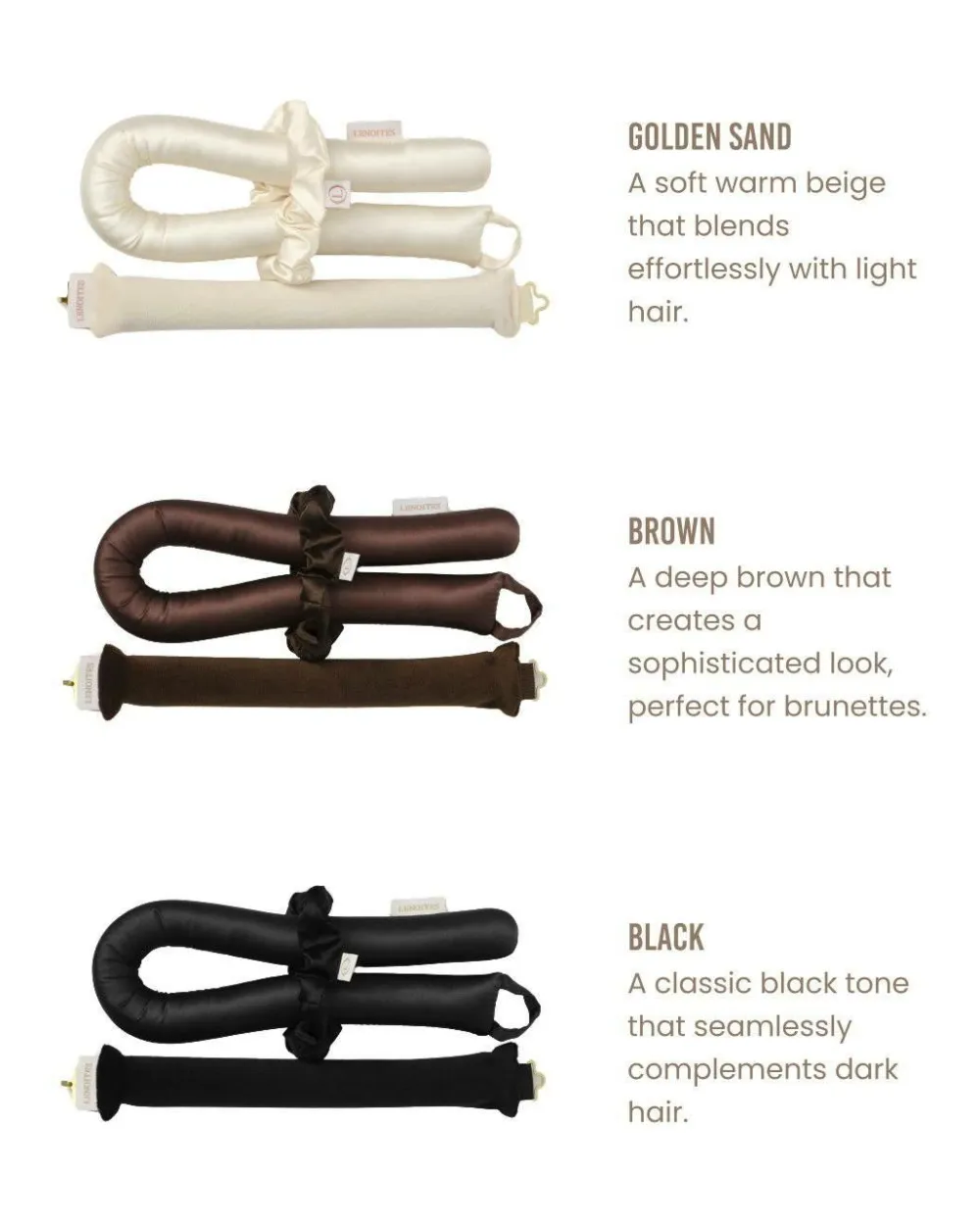 Lenoites Styling>Heatless Curls Unicorn Brown