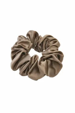 Lenoites Håraccessories|Håraccessories>Mulberry Silk Scrunchie Brown