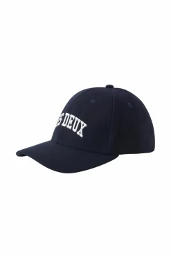 Les Deux Huer|Hatte & Kasketter>Kasket Wool Baseball Cap Dark navy