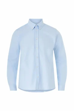 Les Deux Skjorter>Skjorte Konrad Oxford Shirt Light blue