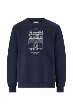 Les Deux Sweatshirts & Hoodies>Sweatshirt Brady Neighborhood Dark navy blue
