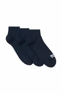 Levi's Ankelsokker Mid Cut Batwing Logo 3-pak Navy Outlet