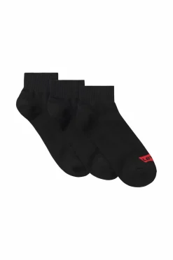 Levi's Undertøj>Ankelsokker Mid Cut Batwing Logo 3-pak Black