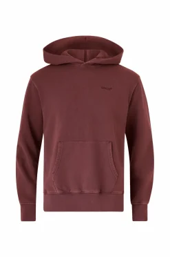Levi's Hættetrøje The Authentic Hoodie GARMENT DYE TAWNY PORT Best