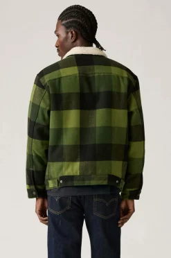 Levi's Jakker & Frakker>Jakke Relaxed Fit Plaid TR Laredo plaid duffel bag