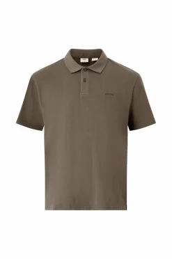 Levi's Poloshirt Authentic Polo GARMENT DYE H225 MAITAKE BROWN Best