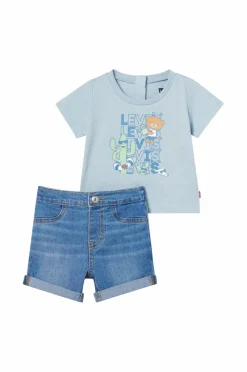 Levi's Toppe & T-Shirts>Sæt Lvb Critter Stacked Logo Tee Set Niagramist