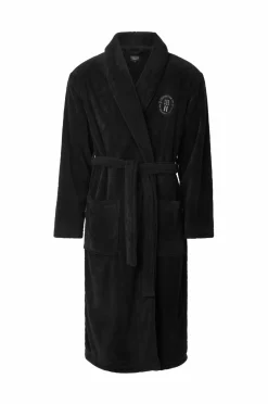 Lexington Nattøj & Homewear>Fleecekåbe Unisex Black