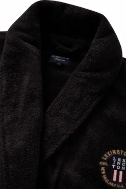 Lexington Nattøj & Homewear>Fleecekåbe Unisex Black