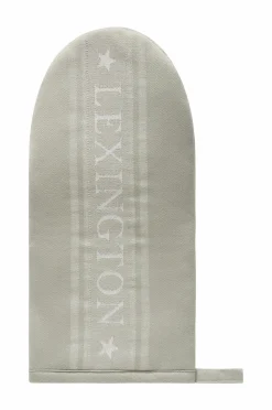 Lexington Icons Bomuld Jacquard Star Mitten Salviegrøn/hvid Outlet