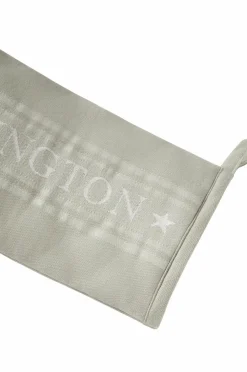 Lexington Icons Bomuld Jacquard Star Mitten Salviegrøn/hvid Outlet