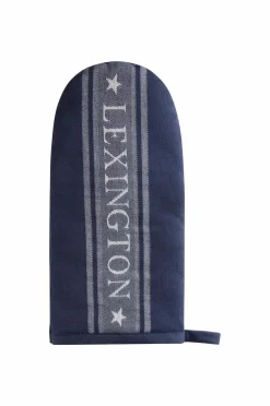 Lexington Køkkentekstiler>Icons Bomuld Jacquard Star Mitten Dress Blue / White