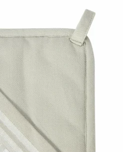 Lexington Icons Org bomuld jacquard stjerne grydelapper Salviegrøn/hvid Best