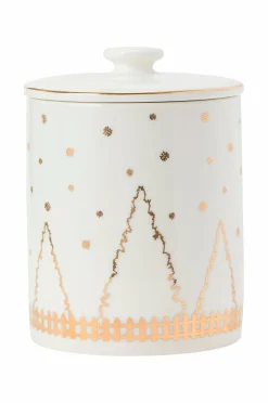 Lexington Kagedåse med låg House stentøj White/Gold Outlet