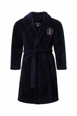 Lexington Morgenkåbe Fleece Kids Dark Blue Outlet