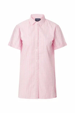 Lexington Natskjorte Lucy Pink/White Best