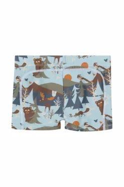 Lindberg Badebukser Thor Swim Trunks Lightblue/brown Online