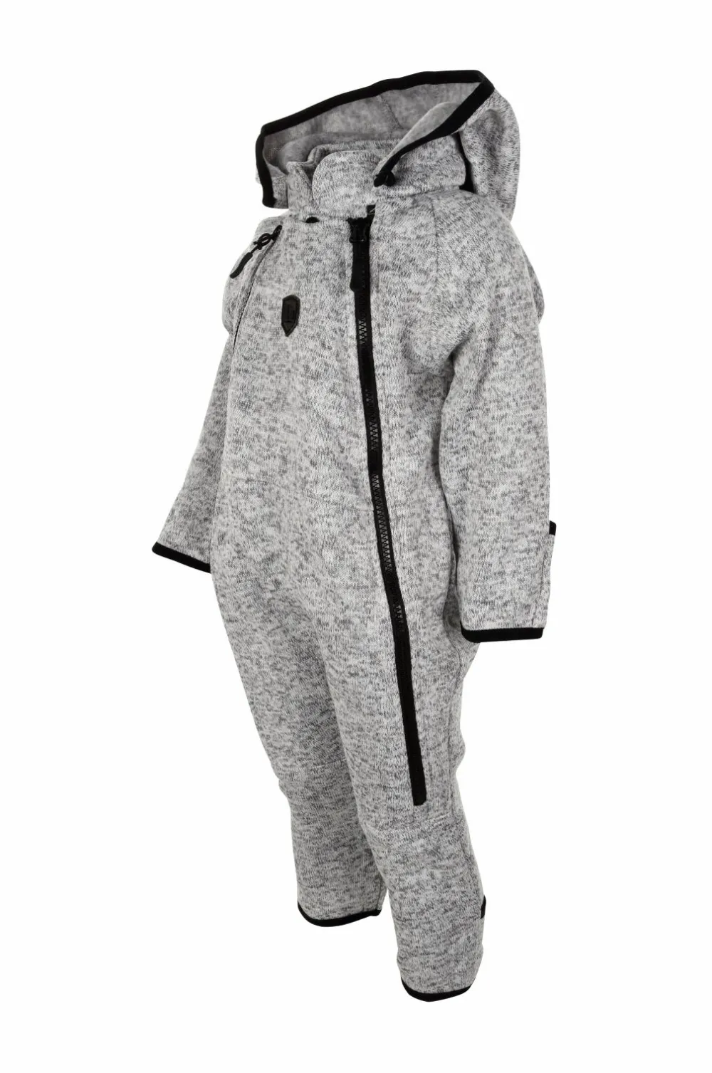 Lindberg Fleecedragt Bormio Grey Melange Discount