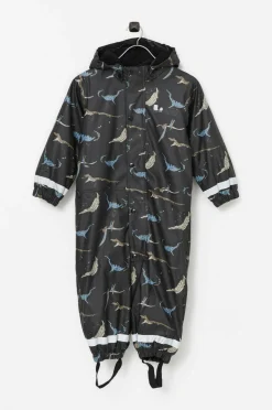Lindberg Regnheldragt Vattnadal Rain Baby Overall Fleece Anthracit 2 Online