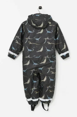 Lindberg Regnheldragt Vattnadal Rain Baby Overall Fleece Anthracit 2 Online