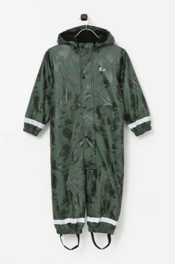 Lindberg Regnheldragt Vattnadal Rain Baby Overall Fleece K30-green Clearance
