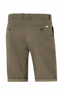 Lindbergh Shorts>Chinoshorts Superflex Aop Chino Shorts Dk army