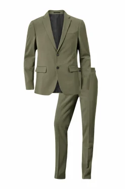 Lindbergh Blazere & Jakkesæt>Jakkesæt, 2 dele Oliven