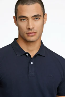 Lindbergh Poloshirt Polo Tee S/S Navy Online