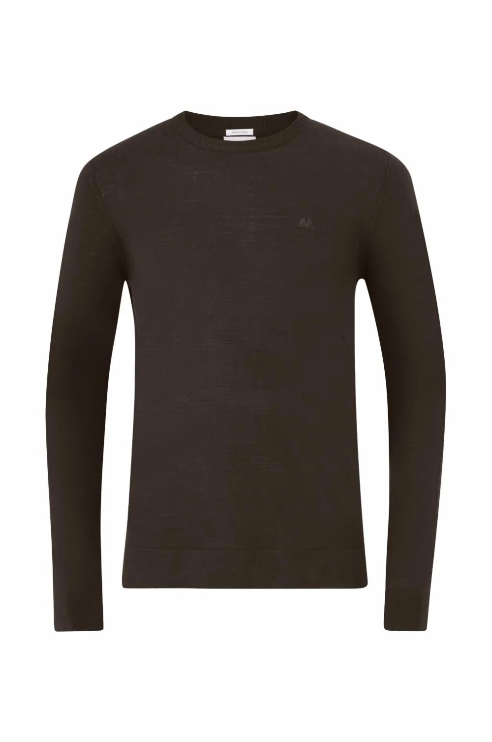 Lindbergh Trøjer>Pullover Merino Knit O-neck Brown mix