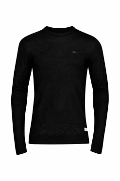 Lindbergh Pullover Merino Knit O-neck Black Online