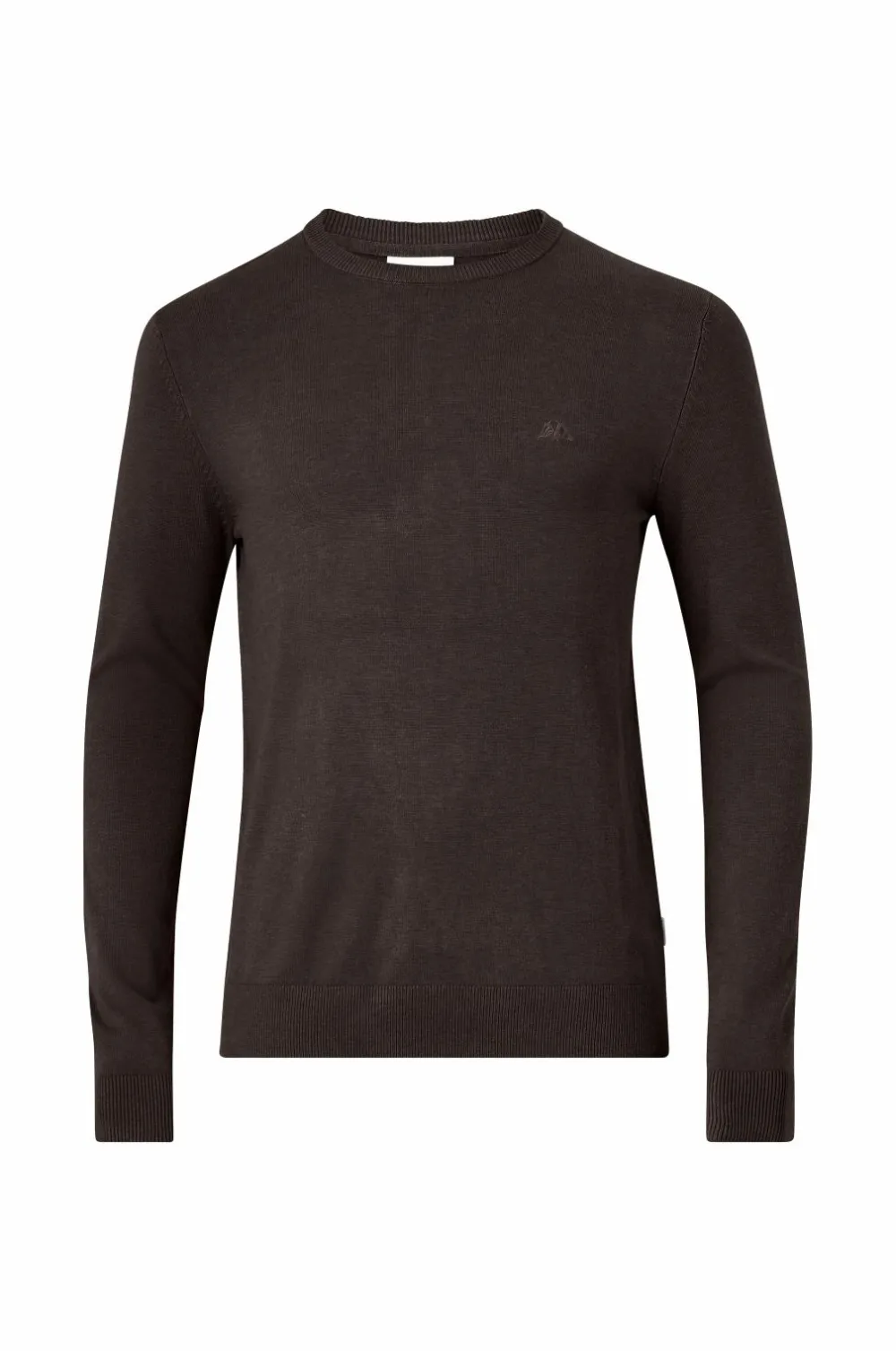 Lindbergh Trøjer>Striktrøje Dk Brown Mel