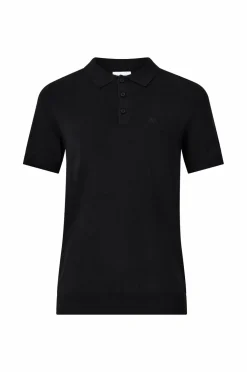 Lindbergh Poloshirts>Trøje S/S Polo Knit Black