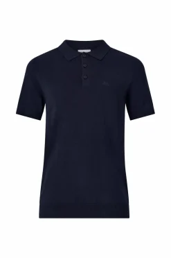 Lindbergh Poloshirts>Trøje S/S Polo Knit Navy