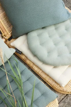 Linum Sædehynde Pepper Ø 37 cm Dark Grey Turquoise Outlet