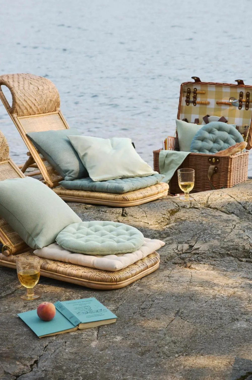 Linum Møbeltekstiler>Sædehynde Pepper Ø 37 cm Dusty Pink