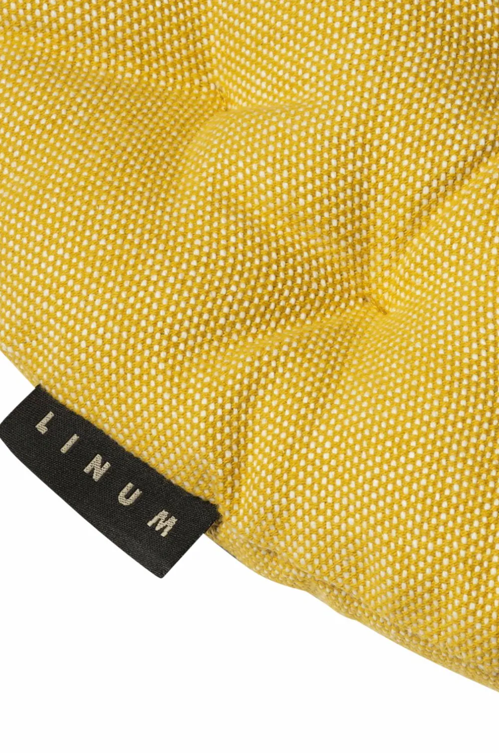 Linum Sædehynde Pepper Ø 37 cm Mustard yellow