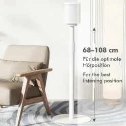 LogiLink Gulvstativ Sonos Era 100 / Era 300 682-1068 mm No color Clearance