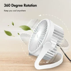 LogiLink USB Bordventilator ø 12,7 cm No color Hot