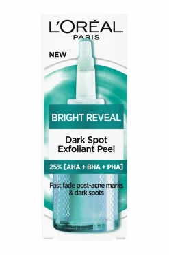 L'Oréal Paris Bright Reveal Niacinamide Dark Spot Exfoliant Peel No Color New