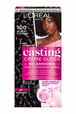 L'Oréal Paris Hårfarve>Casting Creme Gloss 100 Black Licorne