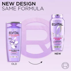 L'Oréal Paris Elvital Hyaluron Plump Shampoo For Dehydrated Hair 250 Ml