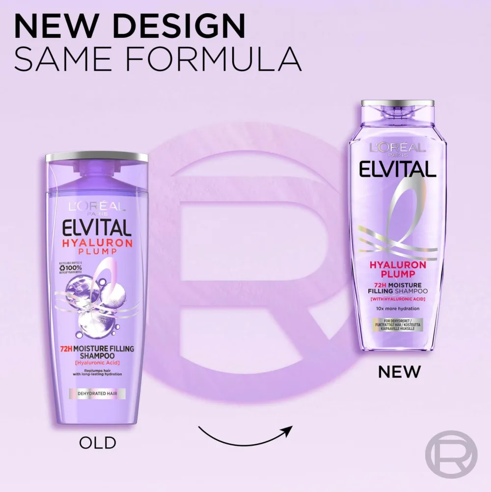 L'Oréal Paris Elvital Hyaluron Plump Shampoo For Dehydrated Hair 250 Ml