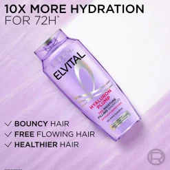 L'Oréal Paris Elvital Hyaluron Plump Shampoo For Dehydrated Hair 250 Ml