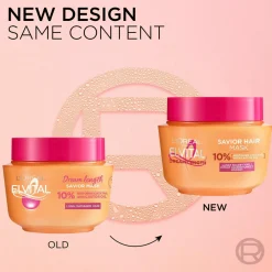 L'Oréal Paris Elvital Dream Length Hair Mask For Long Hair 300 Ml No Color Sale