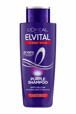 L'Oréal Paris Hår|Hår>Elvital Color Vive Purple Shampoo For Colored Hair 200 Ml No Color
