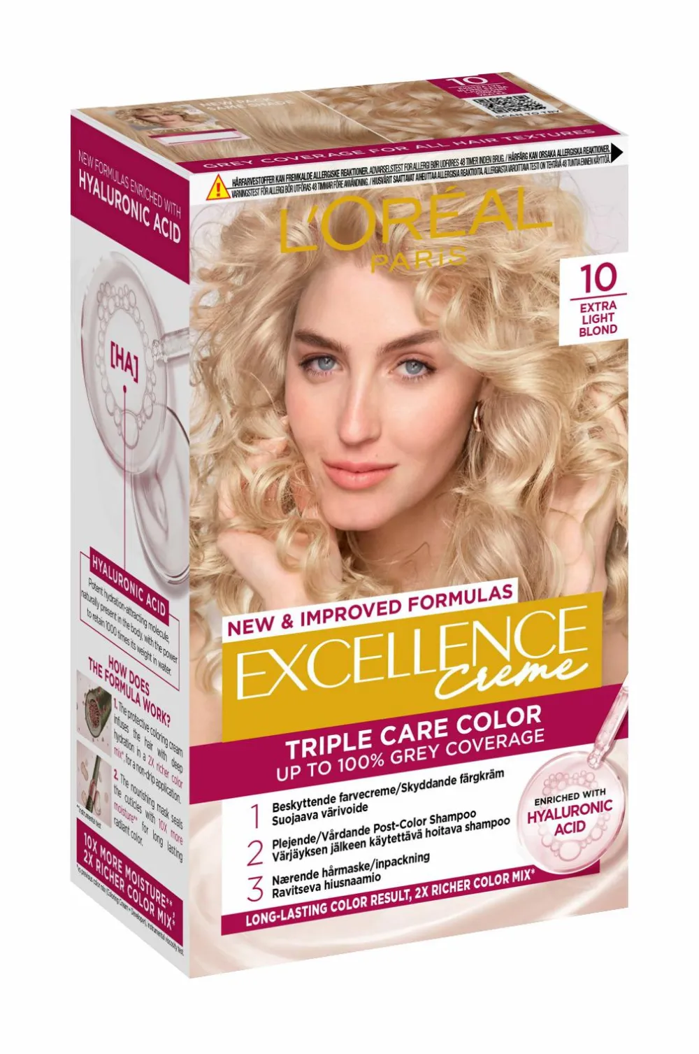 L'Oréal Paris Excellence Creme 10 Mycket Ljusblond Clearance