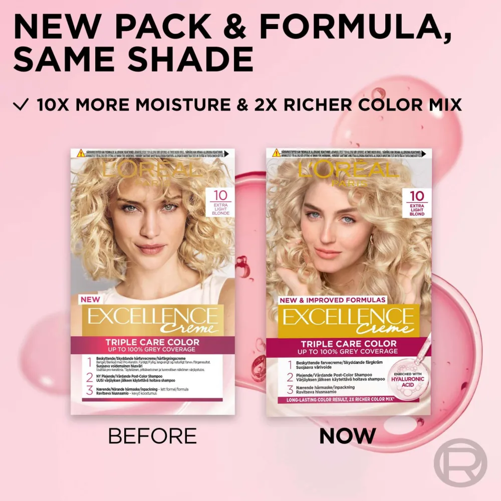 L'Oréal Paris Excellence Creme 10 Mycket Ljusblond Clearance